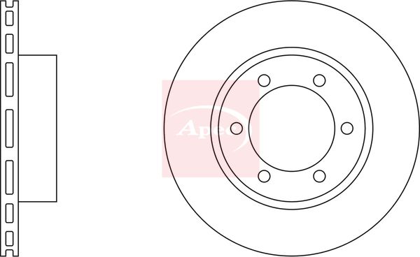Apec Brake Disc DSK2022 - image 2