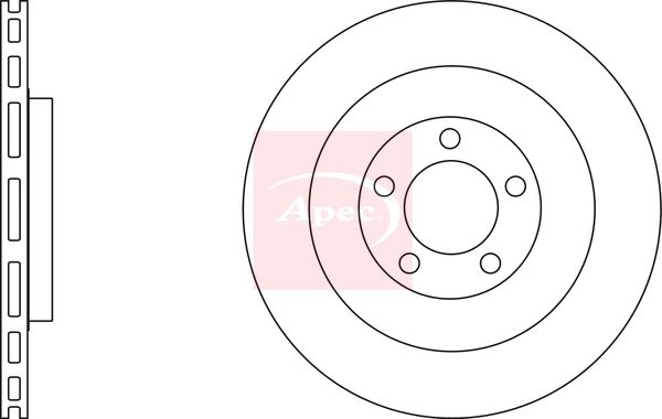 Apec Brake Disc DSK3200 - image 2