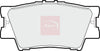 Apec Brake Pads Set PAD1591 thumbnail