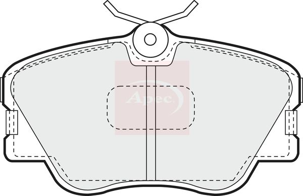 Apec Brake Pads Set PAD466 - image 2