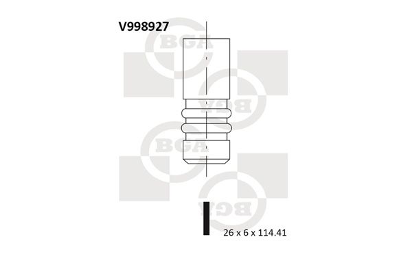 BGA Exhaust Valve V998927 - image 2