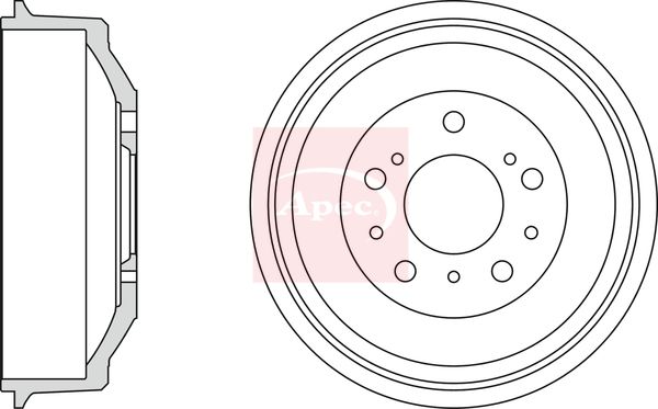 Apec Brake Drum DRM9705 - image 2