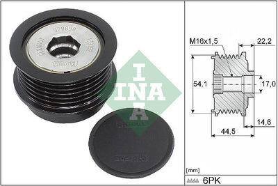 INA Overrunning Alternator Pulley 535035210