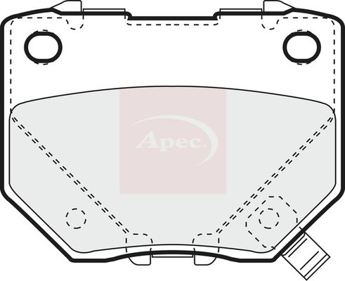 Apec Brake Pads Set PAD1276 - image 2