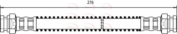 Apec Brake Hose HOS3308 - image 2