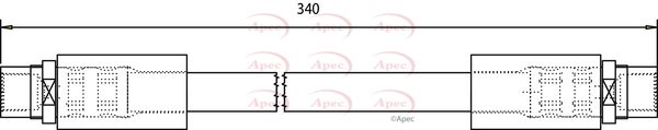 Apec Brake Hose HOS3701 - image 2