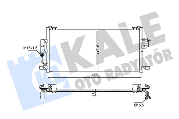 NRF Air Conditioning Condenser 350695 - image 2