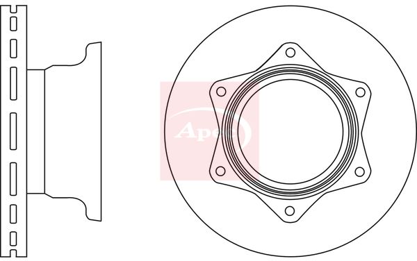 Apec Brake Disc DSK2797 - image 2