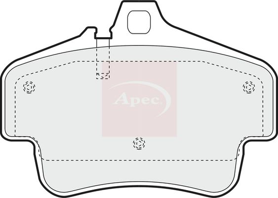 Apec Brake Pads Set PAD1407 - image 2