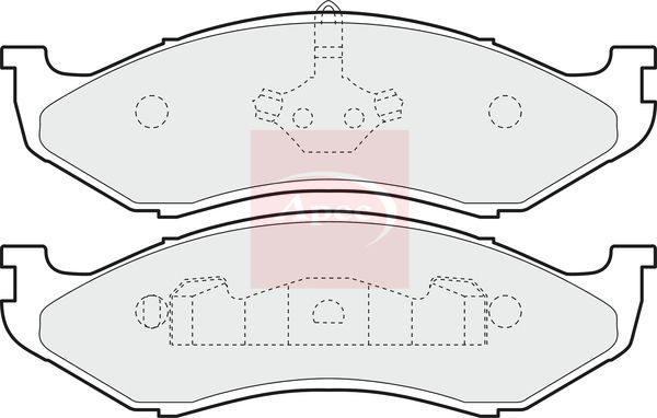 Apec Brake Pads Set PAD852 - image 2