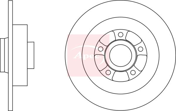 Apec Brake Disc DSK2822 - image 2
