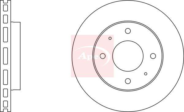 Apec Brake Disc DSK662 - image 3