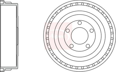 Apec Brake Drum DRM9971