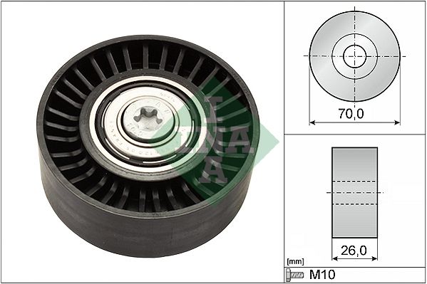 INA Drive Belt Deflection Guide Pulley 532050510 - image 2