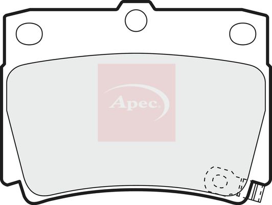 Apec Brake Pads Set PAD1172 - image 2