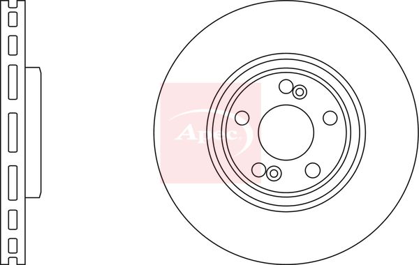 Apec Brake Disc DSK2590 - image 2