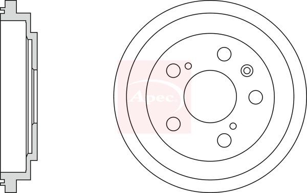 Apec Brake Drum DRM9963 - image 2