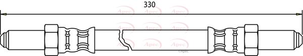 Apec Brake Hose HOS3168 - image 2