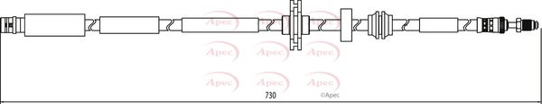 Apec Brake Hose HOS3951 - image 2