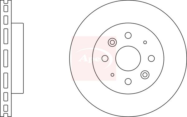Apec Brake Disc DSK2440 - image 2