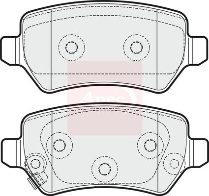 Apec Brake Pads Set PAD1981 - image 2