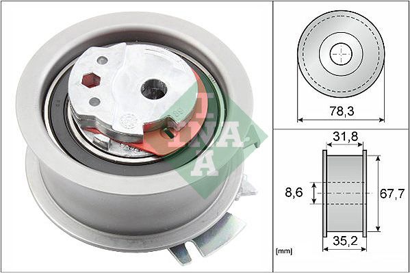 INA Timing Belt Tensioner 531062830 - image 2