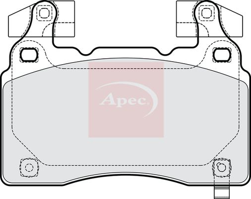 Apec Brake Pads Set PAD2255 - image 2