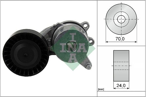 INA Drive Belt Tensioner Pulley 534055310 - image 2