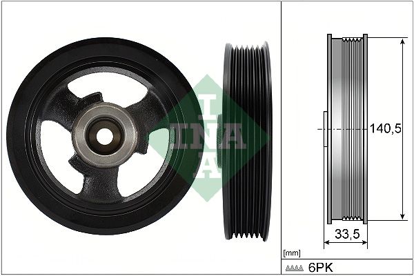 INA Crankshaft Pulley (tvd) 544014910 - image 2