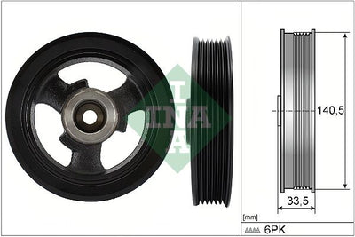 INA Crankshaft Pulley (tvd) 544014910