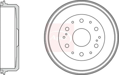 Apec Brake Drum DRM9996
