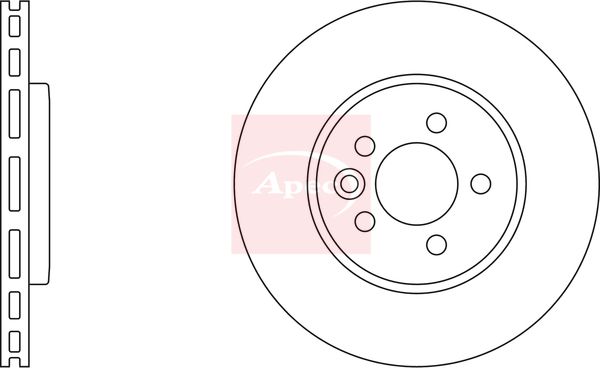 Apec Brake Disc DSK835 - image 2