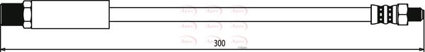 Apec Brake Hose HOS3032 - image 2