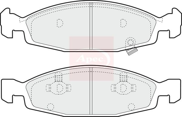 Apec Brake Pads Set PAD1131 - image 2