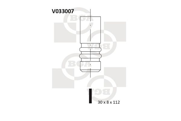 BGA Exhaust Valve V033007 - image 2