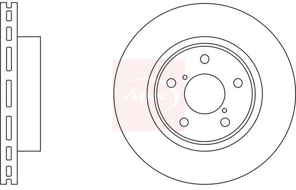 Apec Brake Disc DSK543 - image 2