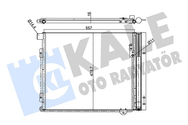NRF Air Conditioning Condenser 350445 - image 2