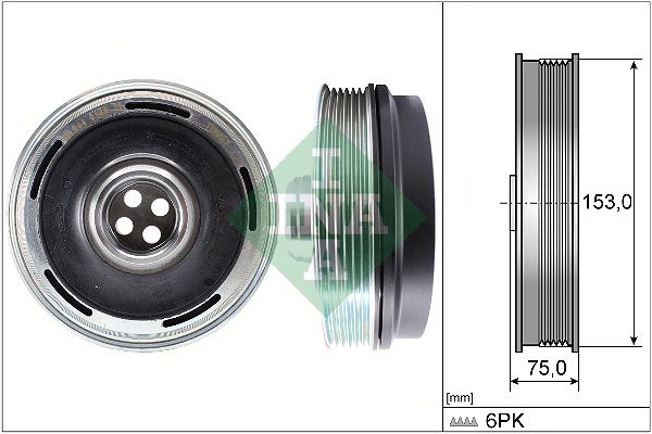 INA Crankshaft Pulley (tvd) 544016910 - image 2