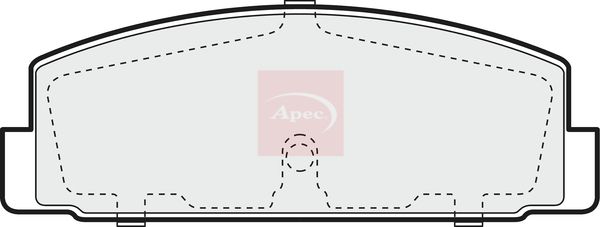 Apec Brake Pads Set PAD1090 - image 2