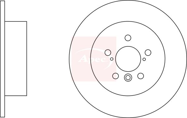Apec Brake Disc DSK2731 - image 2