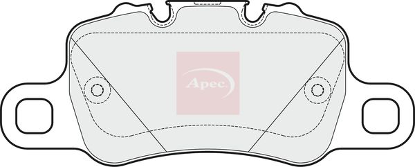 Apec Brake Pads Set PAD2020 - image 2