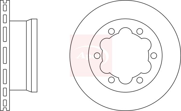 Apec Brake Disc DSK2044 - image 3