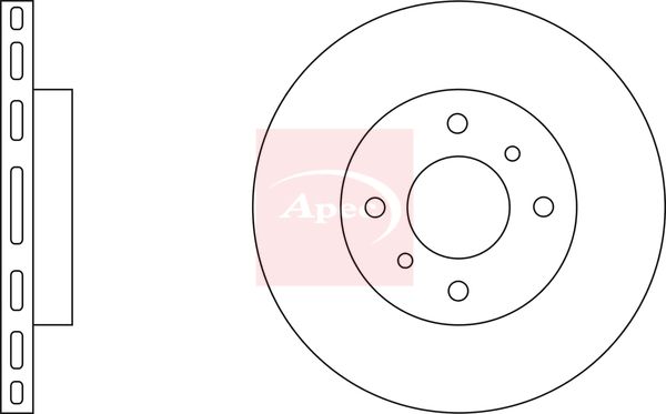 Apec Brake Disc DSK2039 - image 2