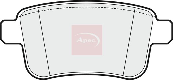 Apec Brake Pads Set PAD1657 - image 2