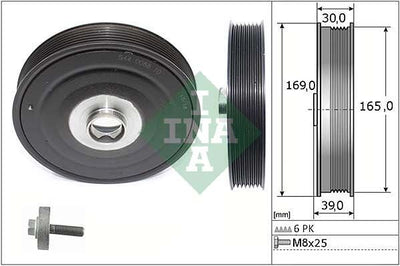INA Crankshaft Pulley (tvd) 544008820