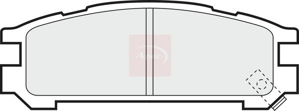 Apec Brake Pads Set PAD748 - image 2