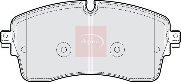 Apec Brake Pads Set PAD2286 - image 2