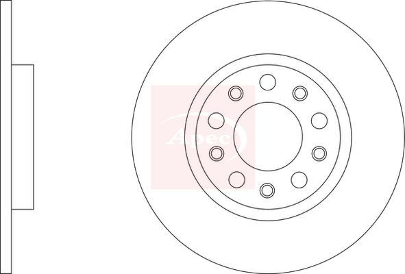 Apec Brake Disc DSK3549 - image 2