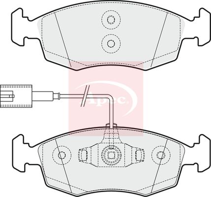 Apec Brake Pads Set PAD1845 - image 2