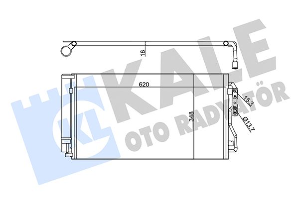 NRF Air Conditioning Condenser 350530 - image 2